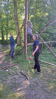předtáborová brigáda v Hoštejně - DÍKY VŠEM (2)